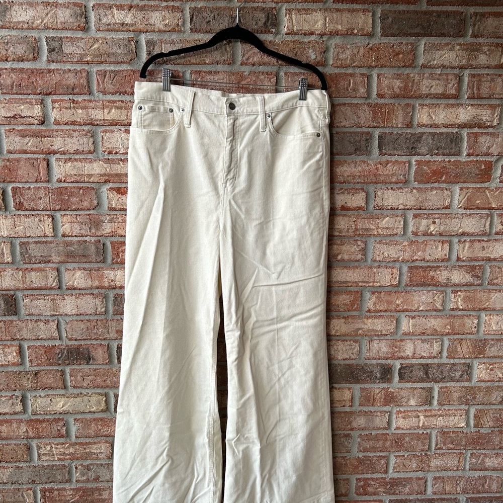 J. Crew Cream Corduroy Pants